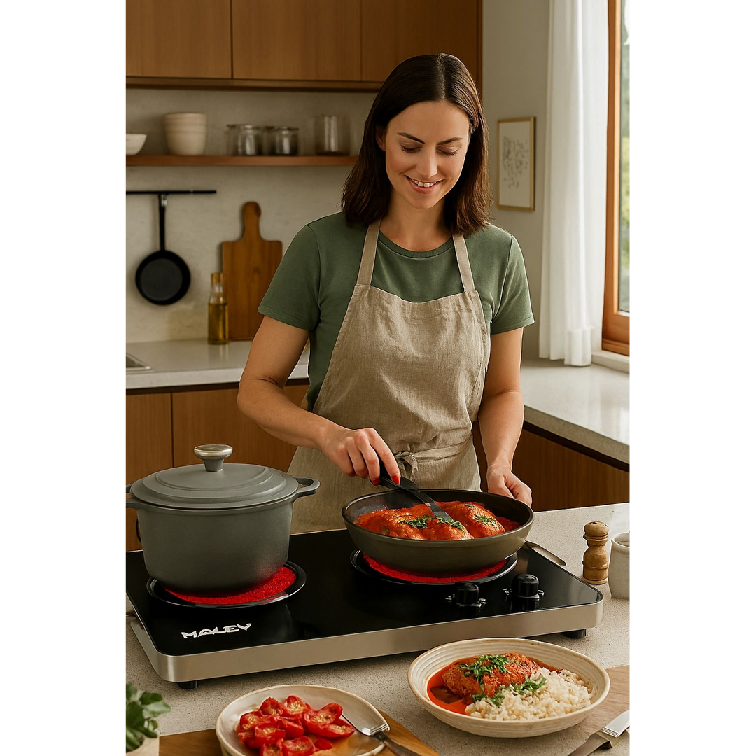 Haley 2-Burner Infrared Electric Stove