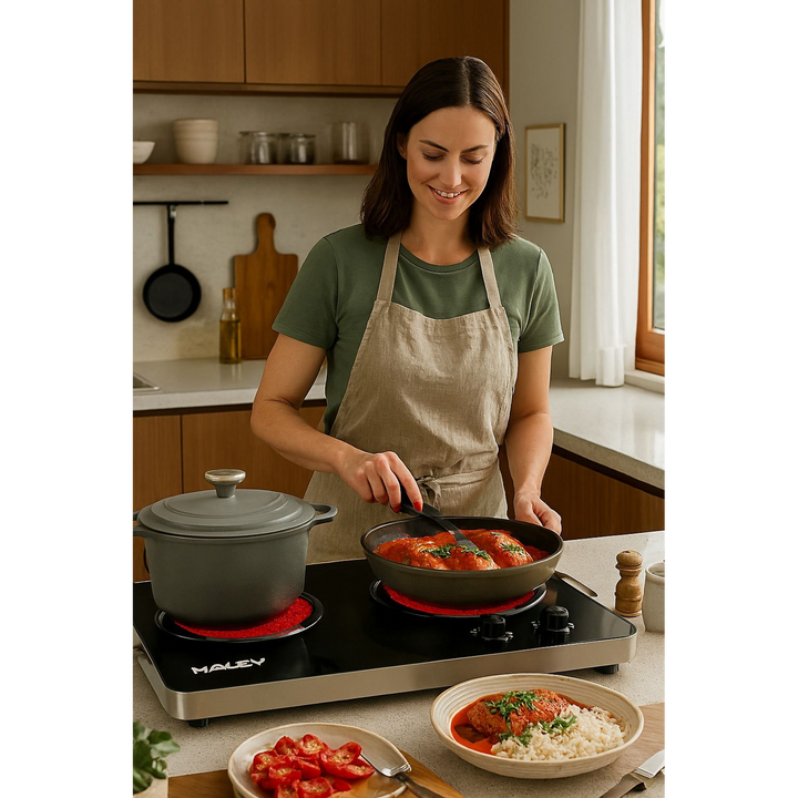 Haley 2-Burner Infrared Electric Stove