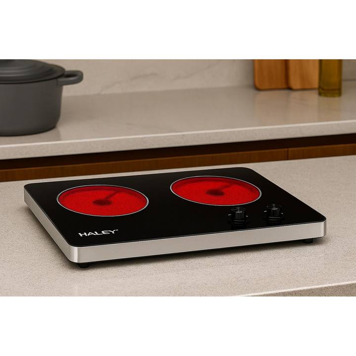 Haley 2-Burner Infrared Electric Stove