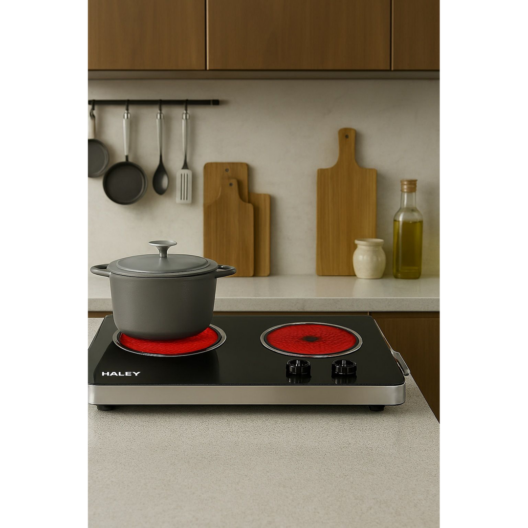 Haley 2-Burner Infrared Electric Stove
