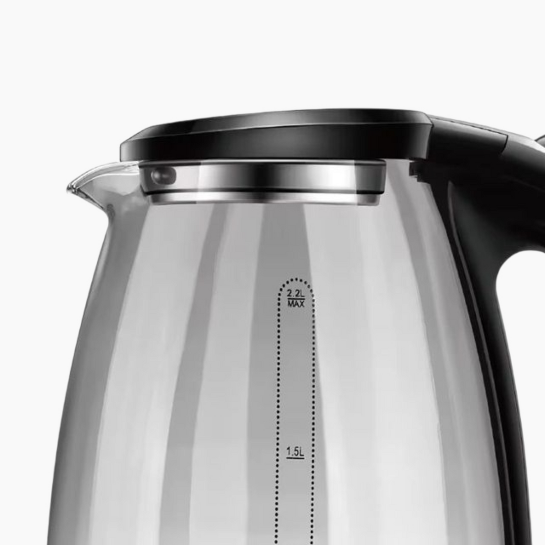Haley Glass Electric Water Heater, 2.2L, 1800W