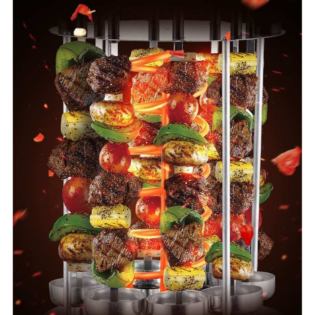 Haley Home Electric Grill with 8 Skewers