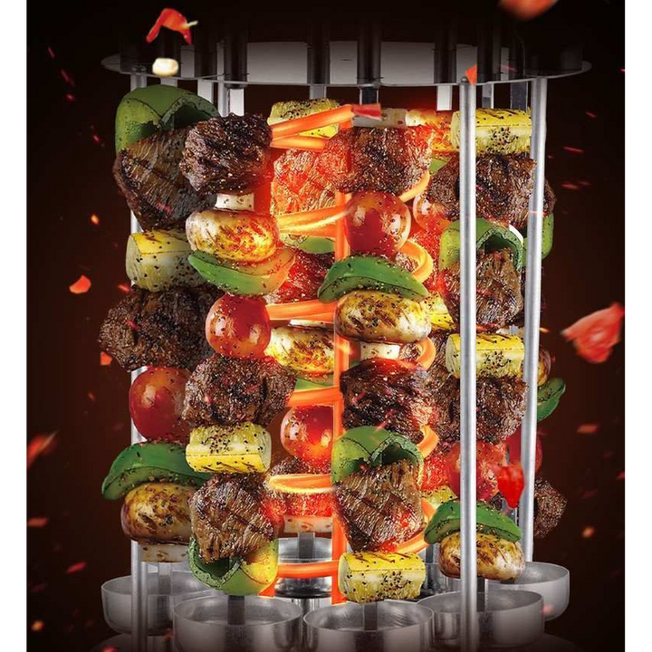 Haley Home Electric Grill with 8 Skewers