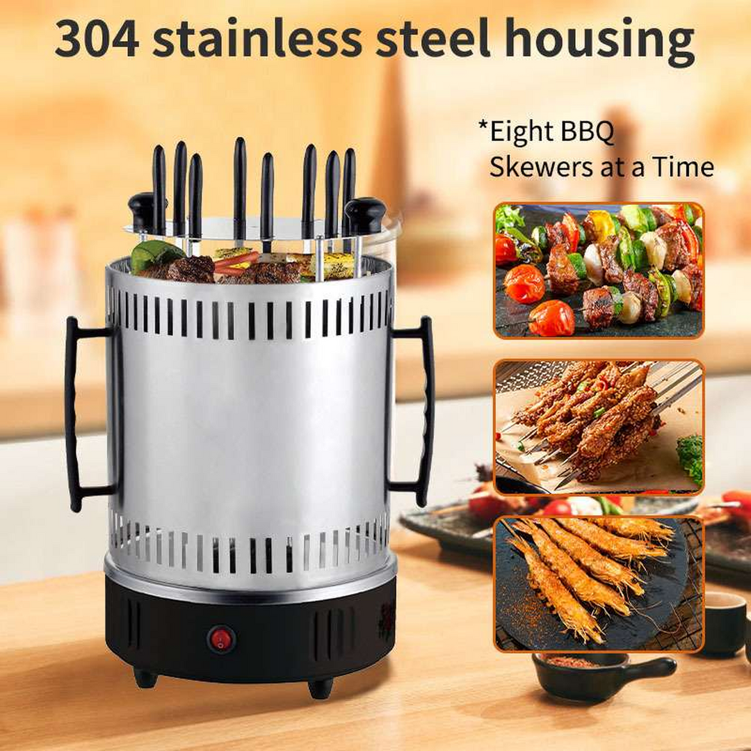 Haley Home Electric Grill with 8 Skewers