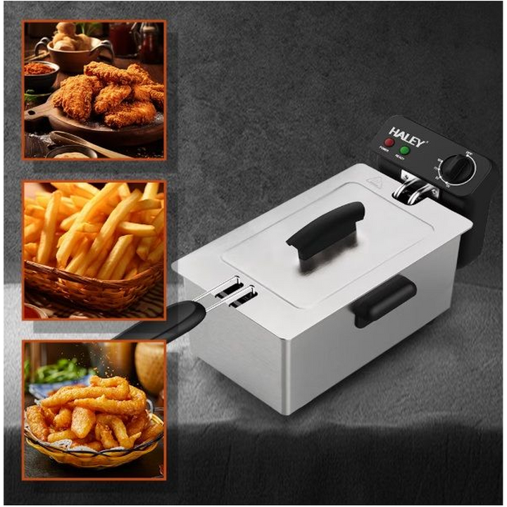 Haley Steel Electric Deep Fryer, 4L