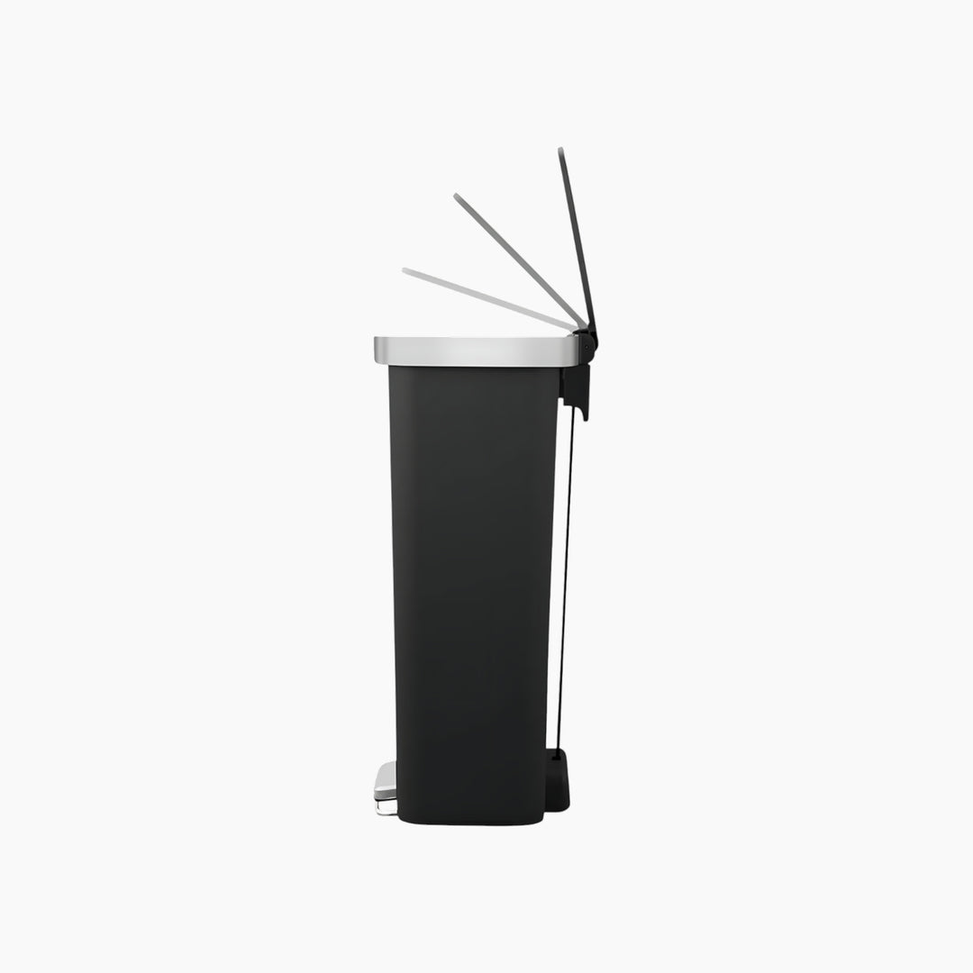 EKO Hana 45L black step bin