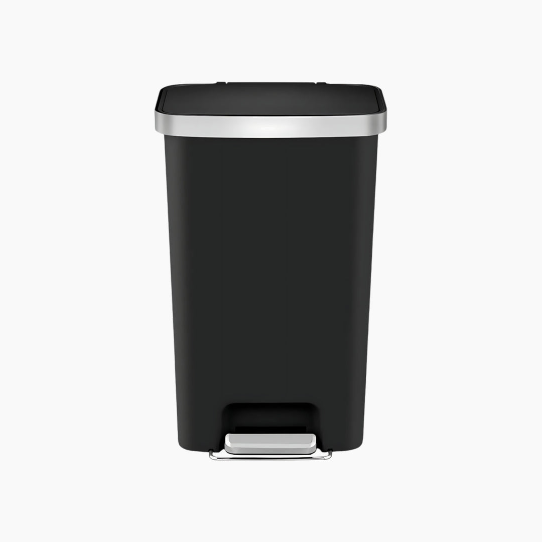 EKO Hana 45L black step bin