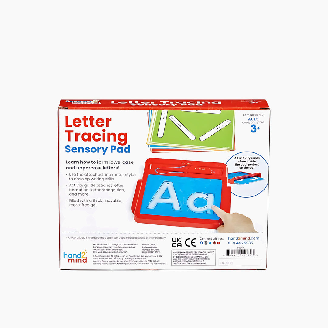 The Learning Resources Hand2Mind Letter Tracing Sensory Pad