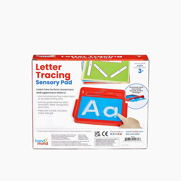 The Learning Resources Hand2Mind Letter Tracing Sensory Pad