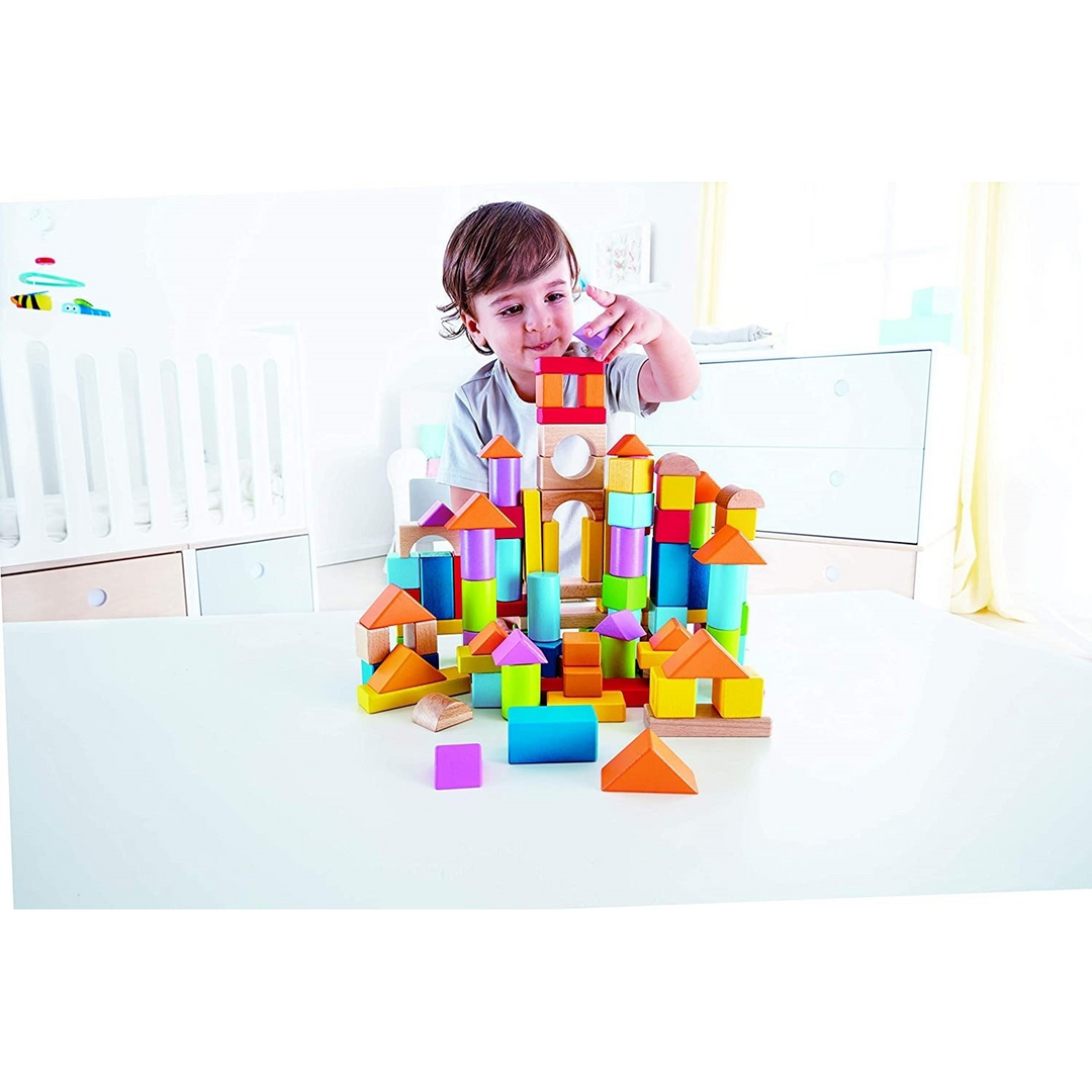 Hape101PCSWonderfulBlocks_ColorfulWoodenBuildingSetforCreativeandSpatialPlay6943478018525_6_framed - HUNA