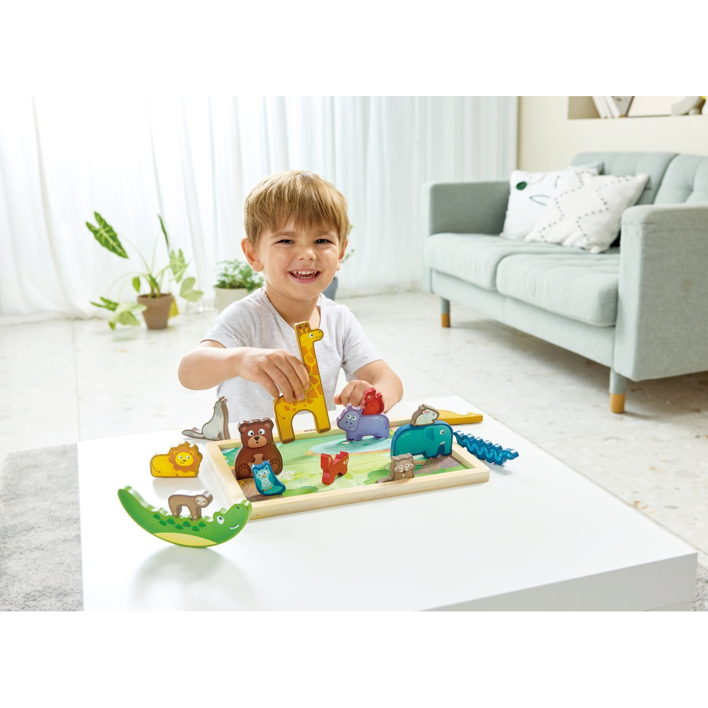 Hape Animal Kingdom Wooden Puzzle Hape Animal Kingdom Wooden Puzzle