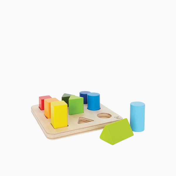 Color And Shape Wooden Sorting Board
