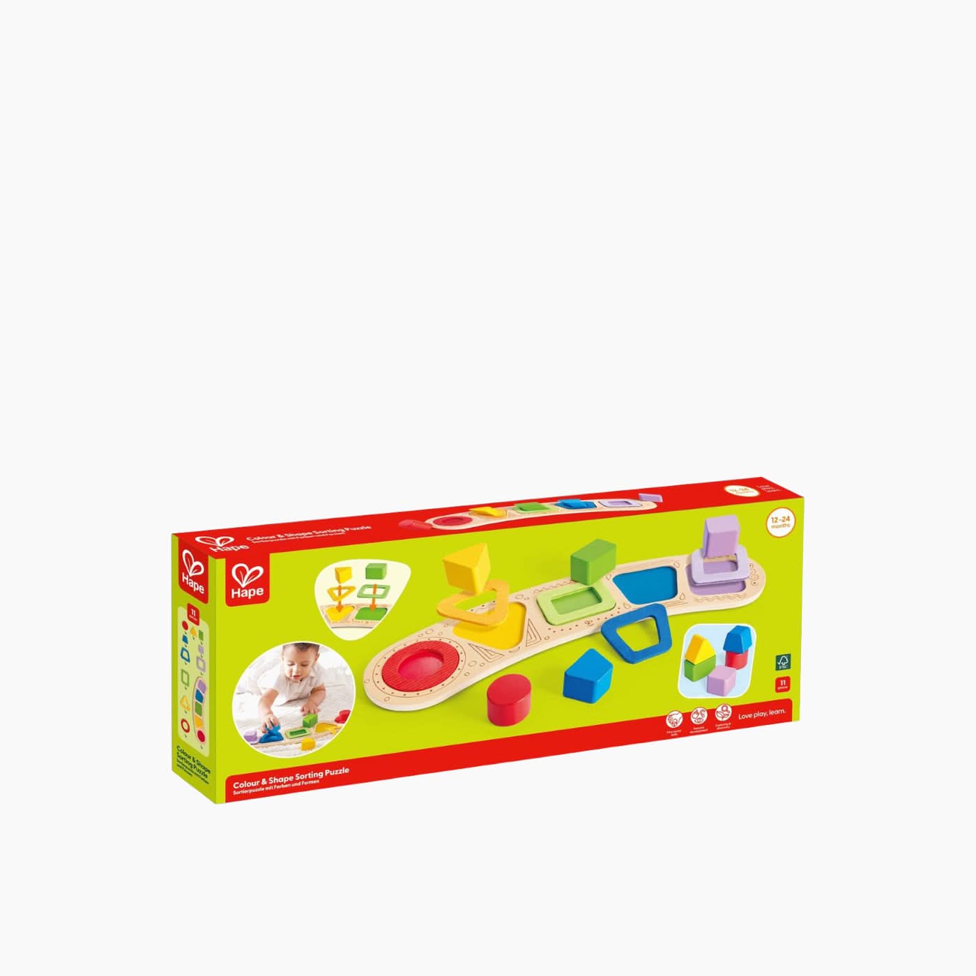 Hape Colour & Shape Sorting Puzzle Hape Colour & Shape Sorting Puzzle