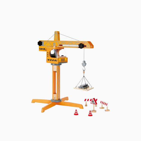 Crane Lift Wooden Construction Toy