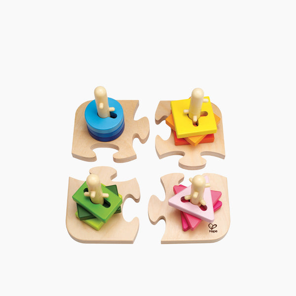 Creative Wooden Peg Puzzle