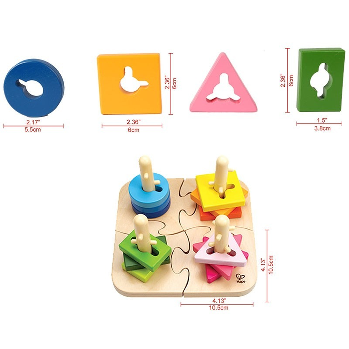 Hape Wooden Peg Puzzle Hape Wooden Peg Puzzle