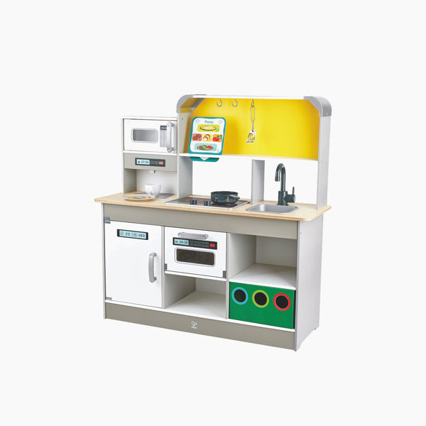 Wooden Deluxe Kitchen With Fan Fryer