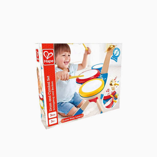 Hape Drum And Cymbal Set