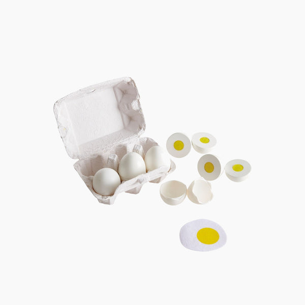 Egg Carton Wooden Playset