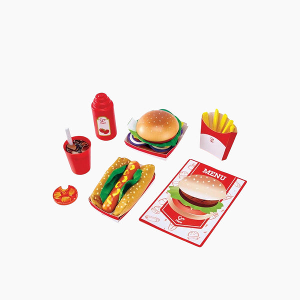 Fast Food Set Wooden Playset
