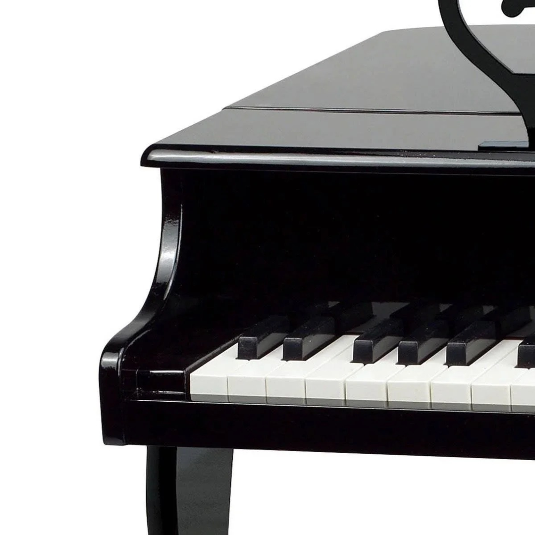 HapeHappyGrandPiano_BlackElegantWoodenToyPianoforEarlyMusicalExploration6943478008892_3_framed - HUNA