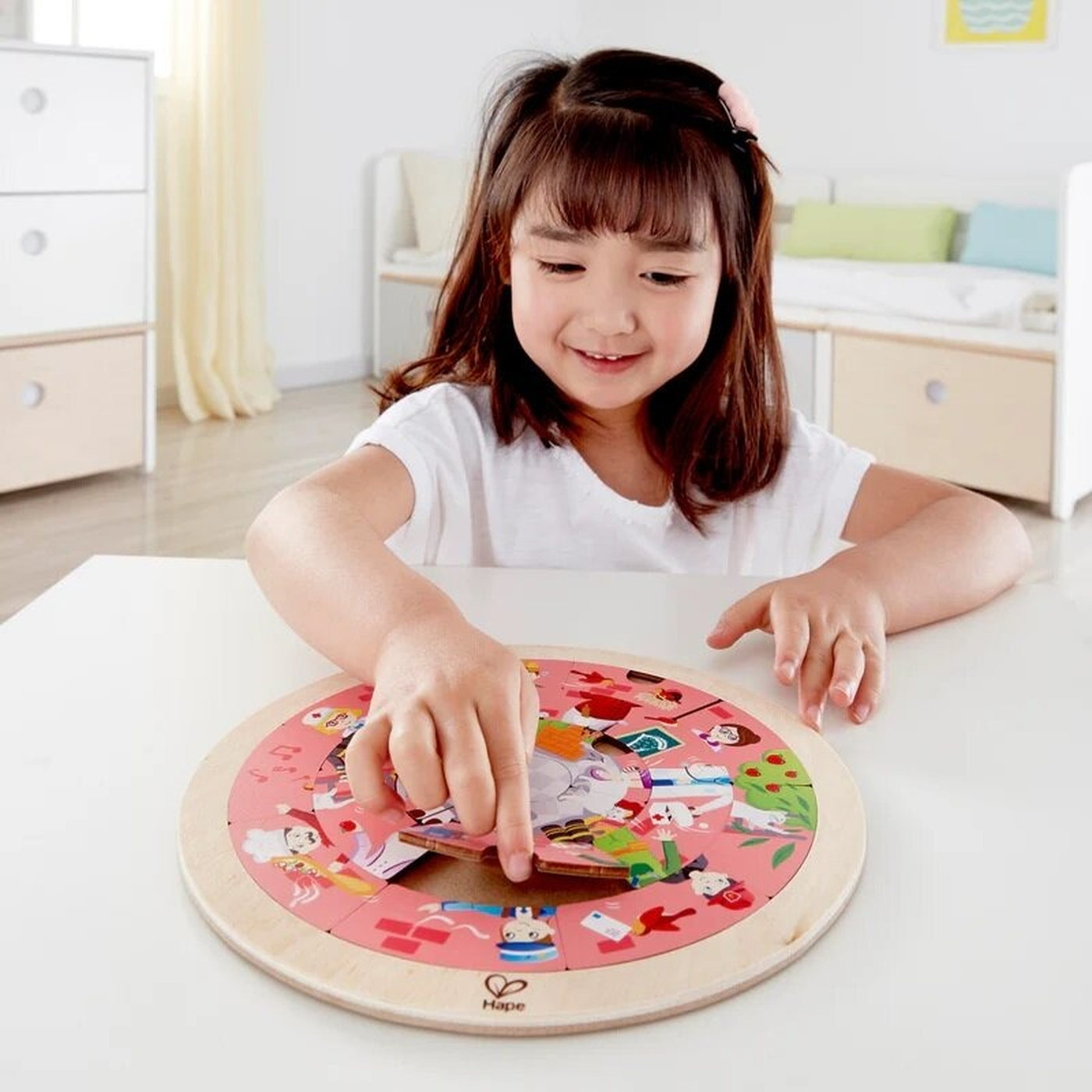 Hape Jobs Roundabout Puzzle Educational Toy Hape Jobs Roundabout Puzzle Educational Toy