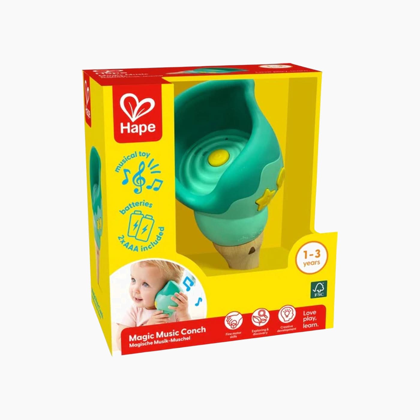 Hape Magic Music Conch Toy Hape Magic Music Conch Toy