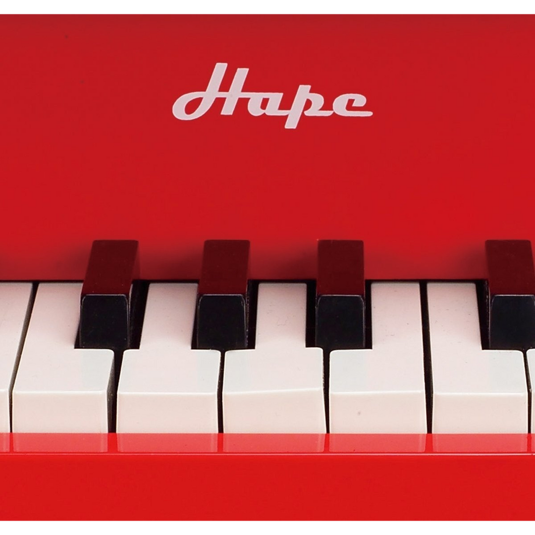 HapeMiniPlayfulPianoMusicalInstrumentRed6943478008878_framed - HUNA