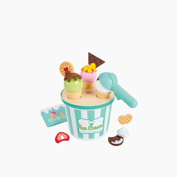 Scoop & Serve Ice Cream Wooden Playset
