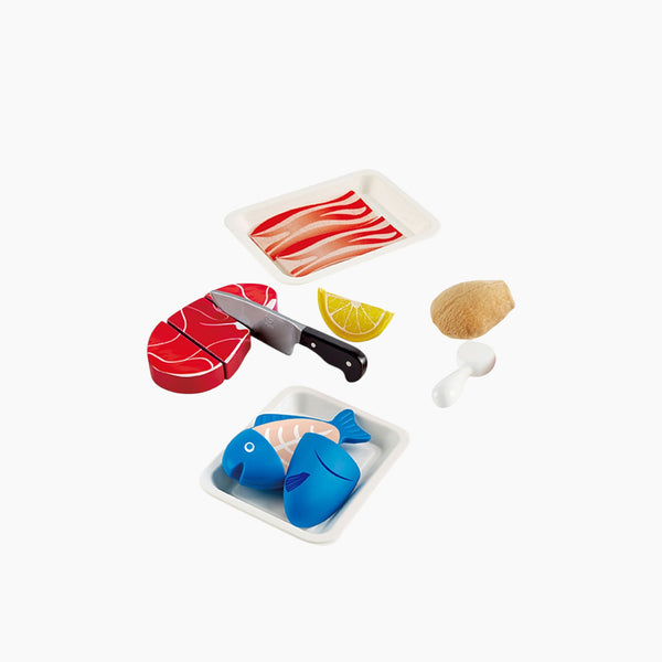 Tasty Proteins Wooden Food Set