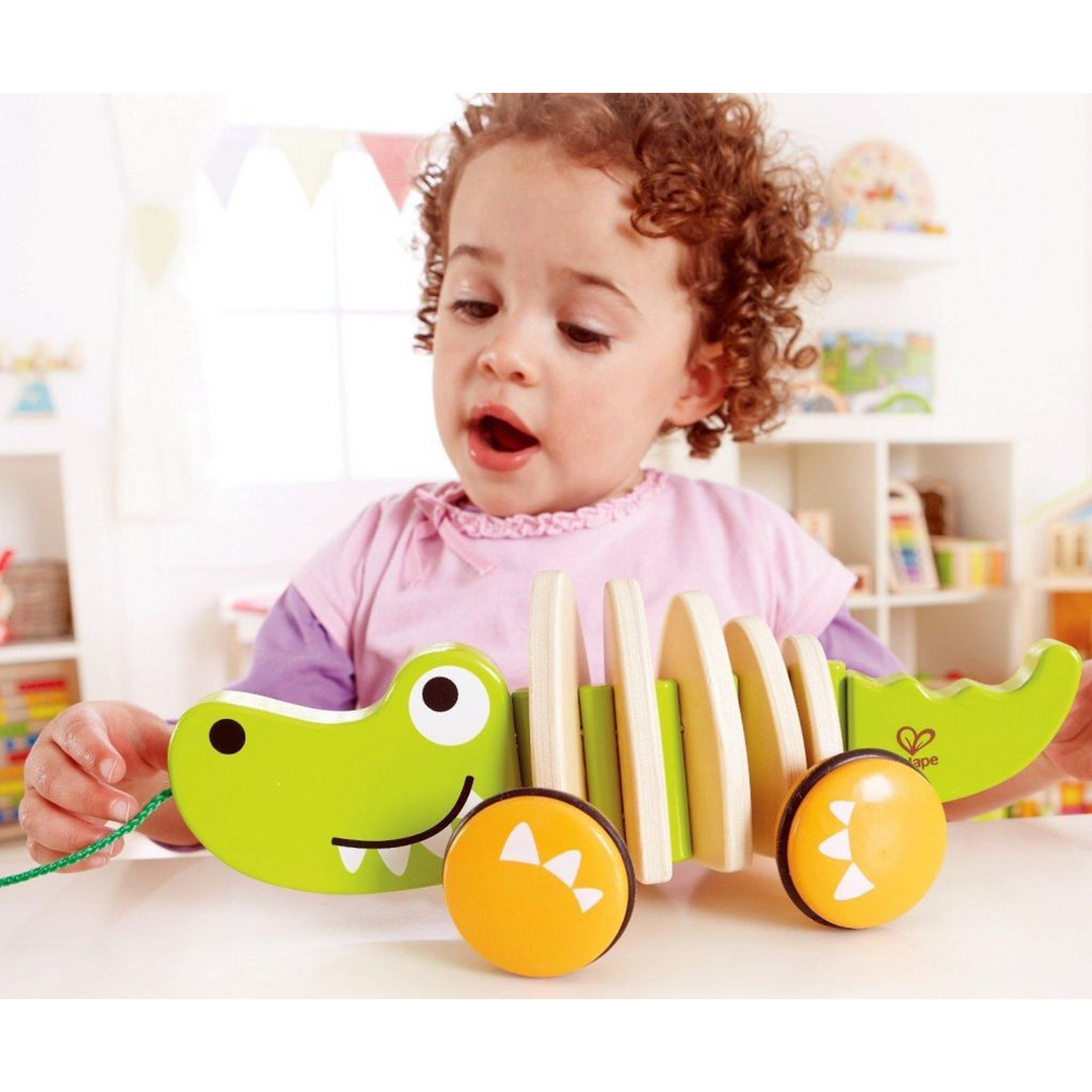 HapeWalk-A-LongCroc_WoodenPull-AlongAlligatorToyPromotingWalkingSkills_ImaginativePlay6943478006355_framed_28aa2d87-f8a8-41eb-bb8e-90cf4b043aec - HUNA