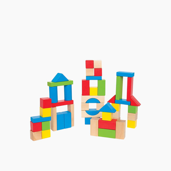 Wooden Building Blocks Set