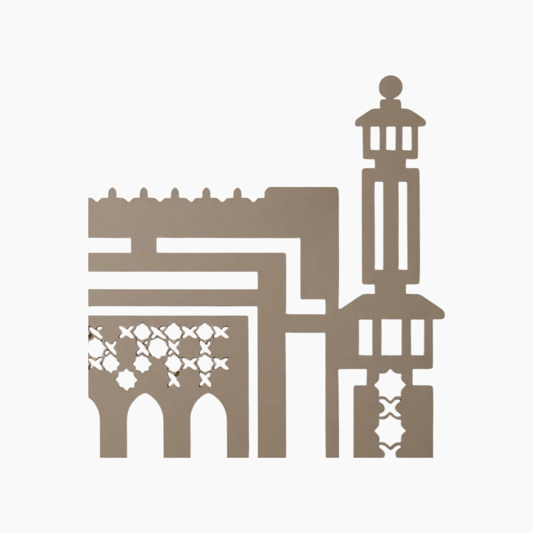 Kawn Designs Haram placemat inspired by Masjid Al Haram architecture