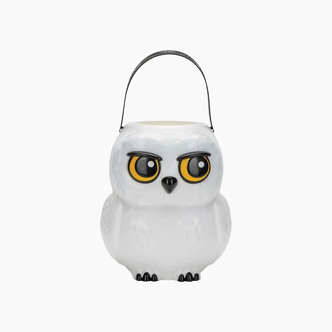 Harry Potter Hedwig treat pail with expressive eyes and feather detailing