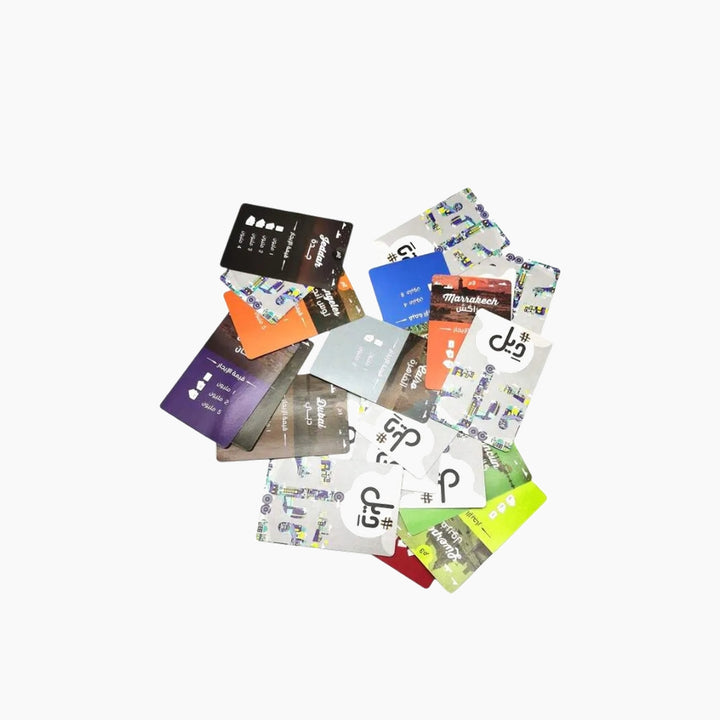 Hashtag Deal multiplayer card game in Arabic