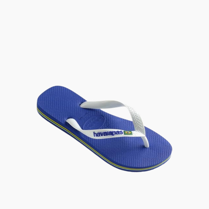 Havaianas Brasil Logo Flip Flops - Marine Blue