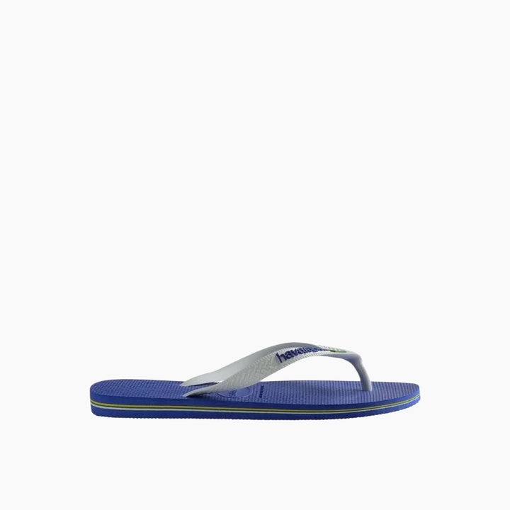 Havaianas Brasil Logo Flip Flops - Marine Blue