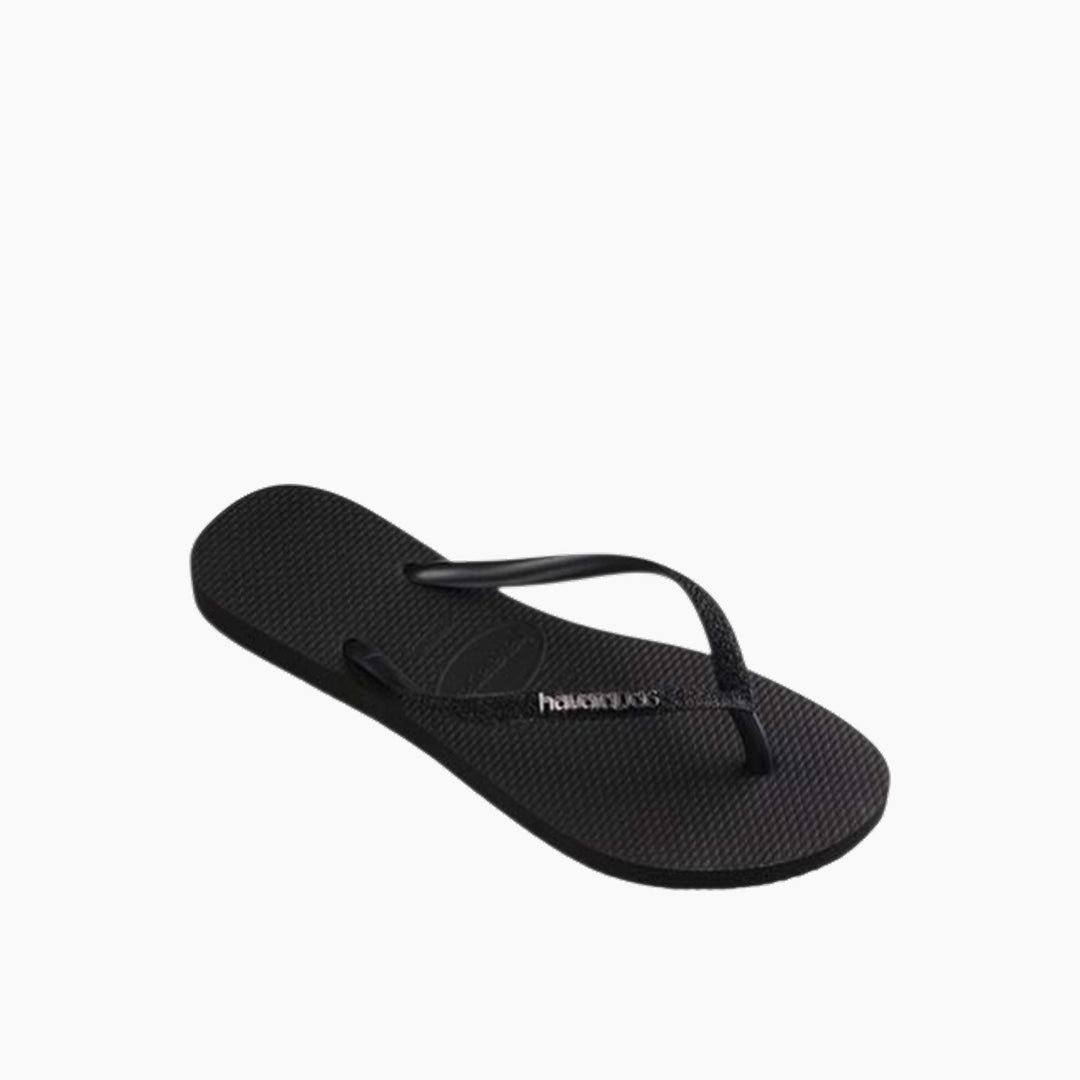 Havaianas Glitter II Flip Flops - Black