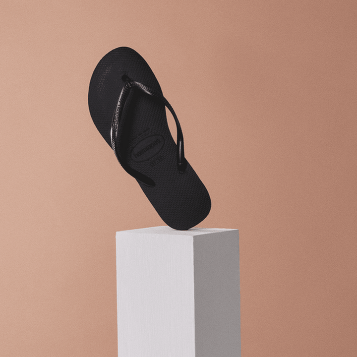 Havaianas Slim Flip Flops - Black