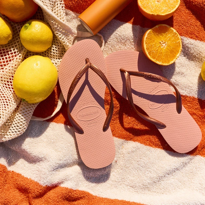 Havaianas Slim Flip Flops - Rosa Ballet