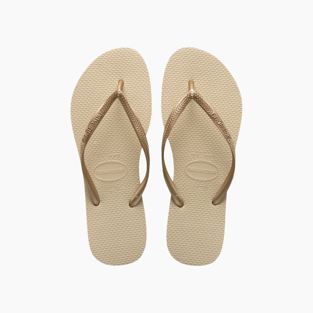 Havaianas Slim Flip Flops - Sand Grey
