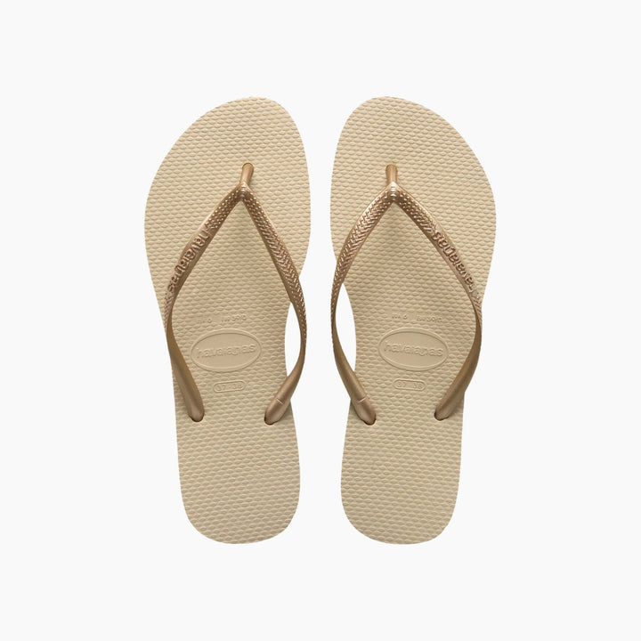 Havaianas Slim Flip Flops - Sand Grey