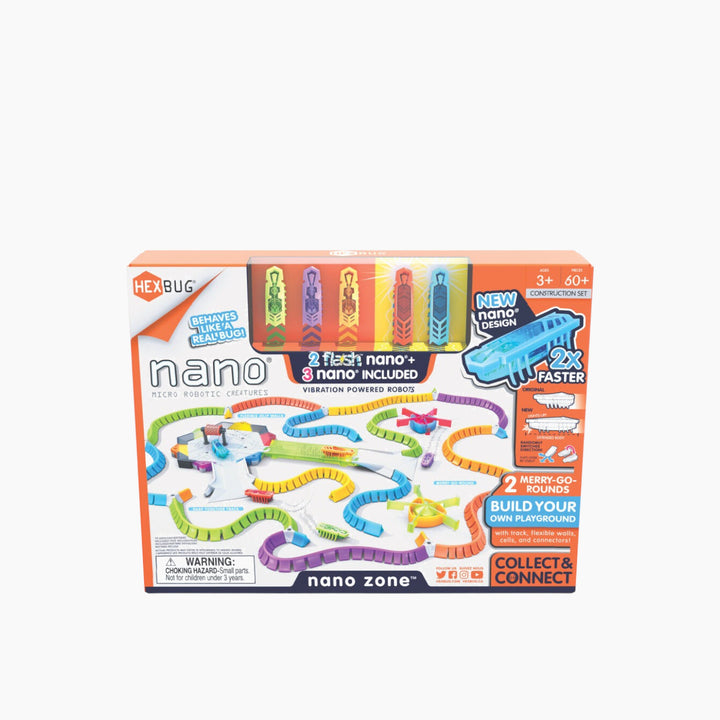 Spin Master Hexbug Flash Nano Nano Zone - Build Your Own Zone - Over 60 Pieces - HUNA