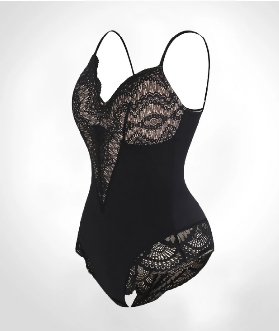 GRAPE Sexy Lace Shaping Bodysuit