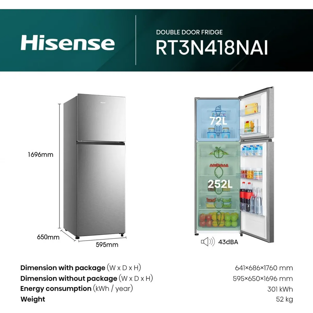 HisenseRefrigerator-325L-A_-TopMountRT3N418NAI_2_framed - HUNA