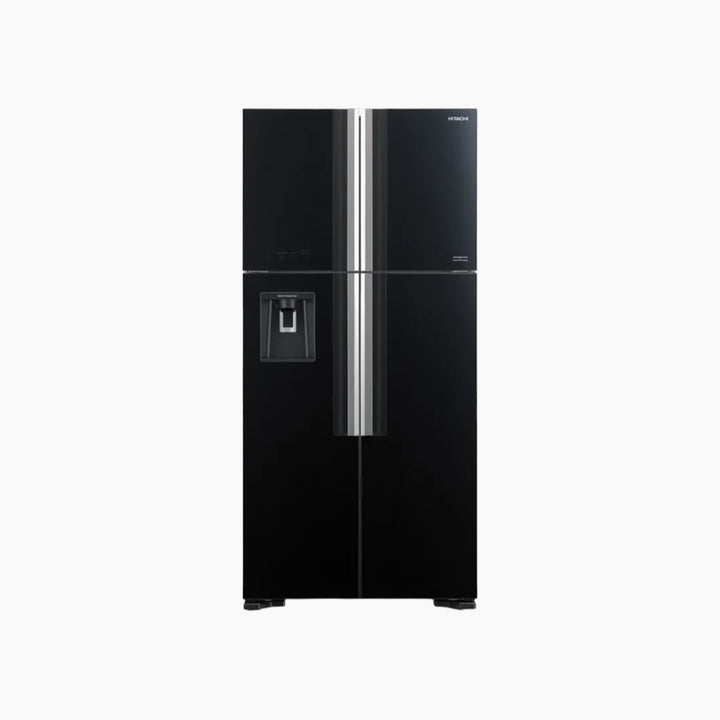 Hitachi 540 L 4-Door Inverter Refrigerator Black Glass