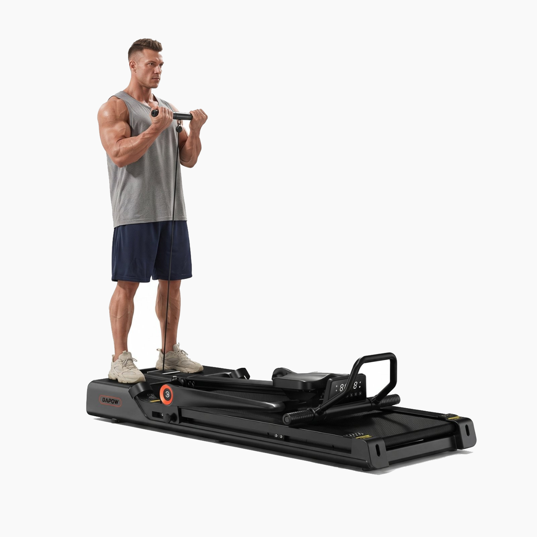 DAPAO Home Treadmill with Rowing Machine