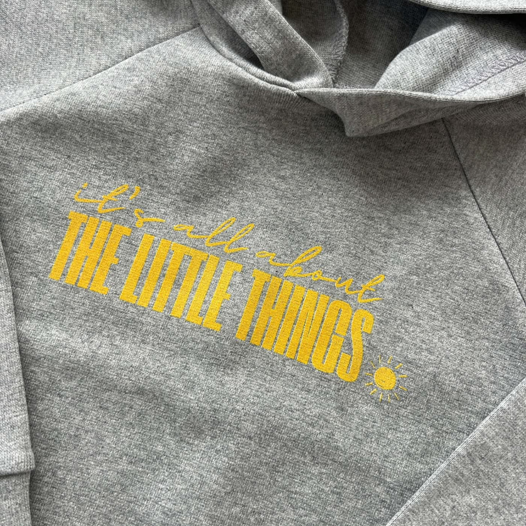 Little Nest Hooded Graphic Pullover Sweater