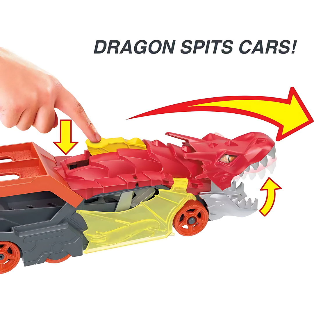 Hot Wheels Dragon Launch Transporter Vehicle