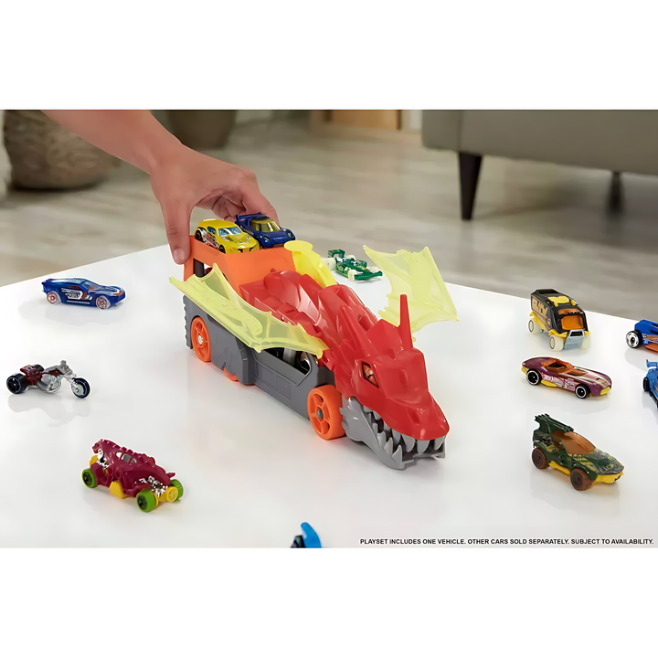 Hot Wheels Dragon Launch Transporter Vehicle
